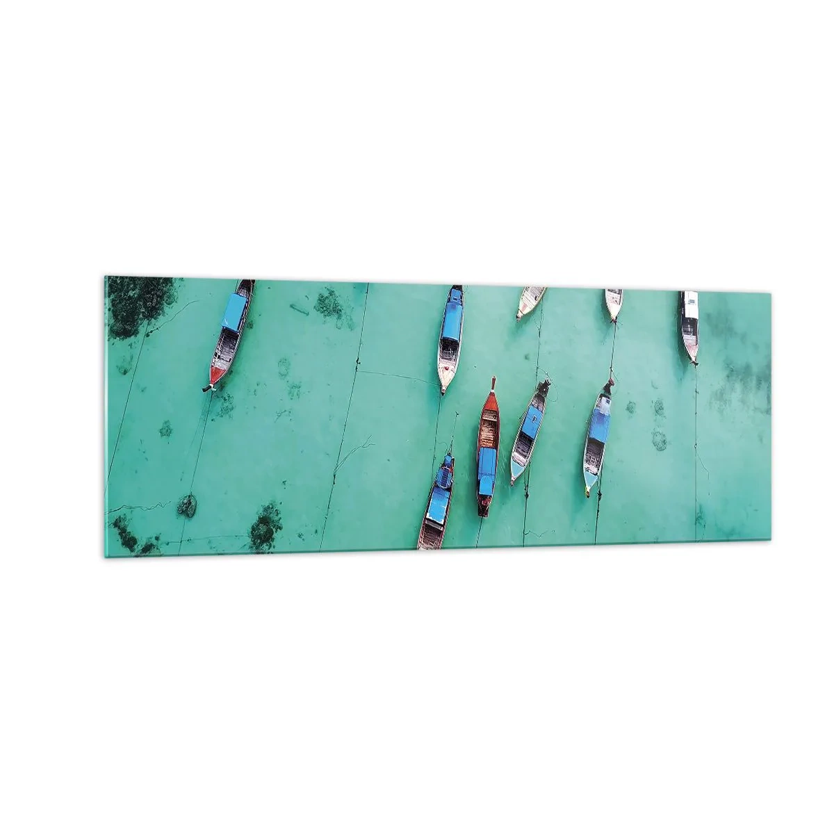 Schilderen op glas - In blijde verwachting - 140x50 cm