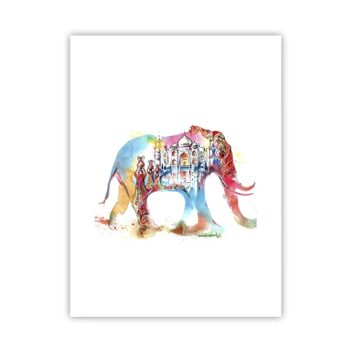 Poster - India - de uitstraling van liefde - 30x40 cm