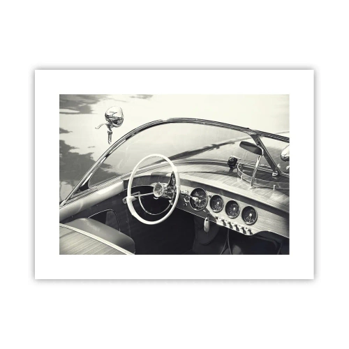 Poster - Weer voor de rijken - 40x30 cm