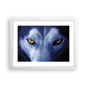 Poster in een witte lijst - Betoverende look - 40x30 cm