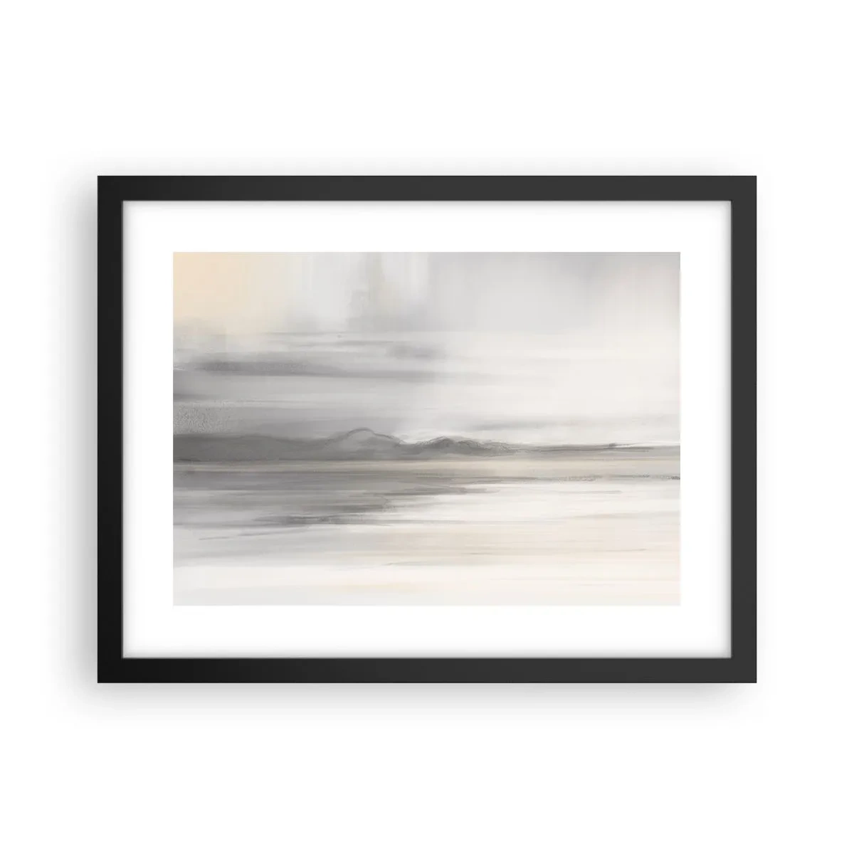 Poster in een zwarte lijst - Afstand in reflectie - 40x30 cm