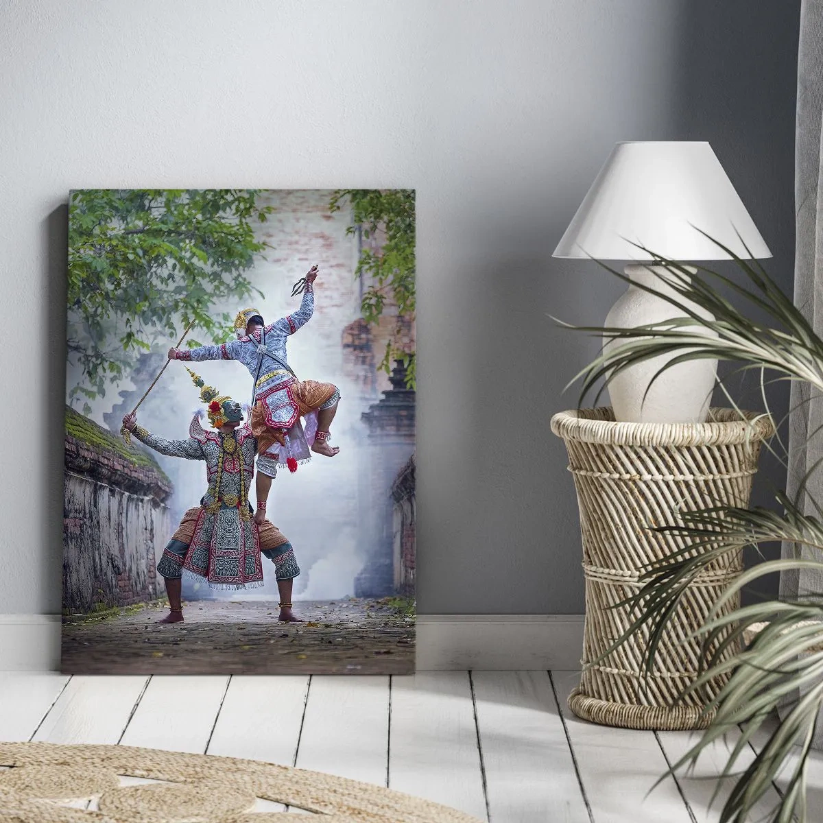 Schilderen op canvas - De dans is verwoestend mooi - 50x70 cm