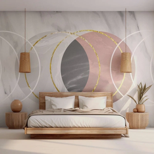 Fotobehang Premium Sand - Muziek van de sferen - Abstractie, Deel, Districten - 350x256 cm