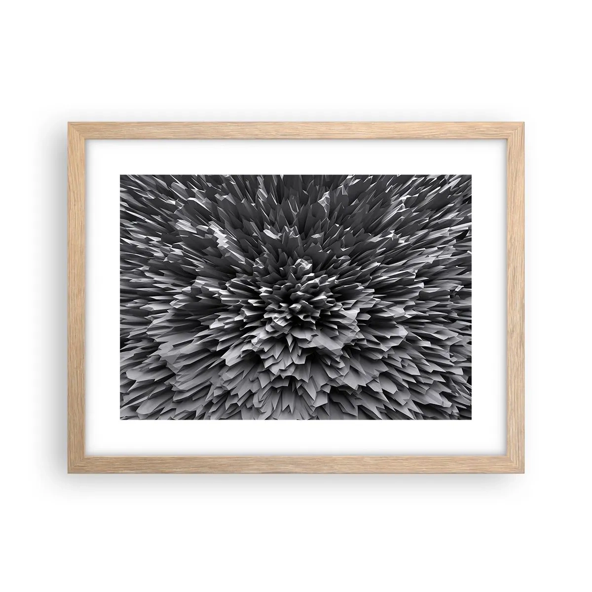 Een poster in een licht eiken lijst - Strikter kan het niet - 40x30 cm