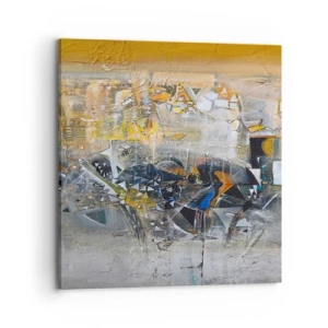 Schilderen op canvas - Alles komt goed - 70x70 cm
