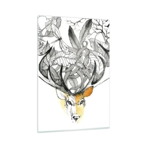 Schilderen op glas - Hoorns van overvloed - 80x120 cm
