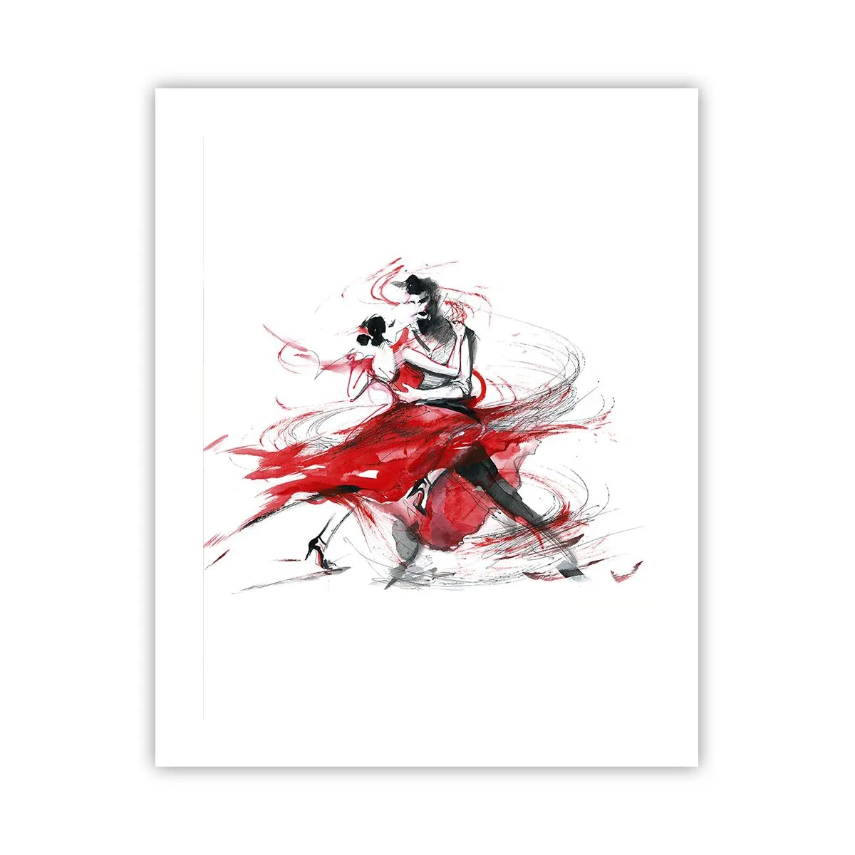 Poster - Tango - het ritme van passie - 40x50 cm