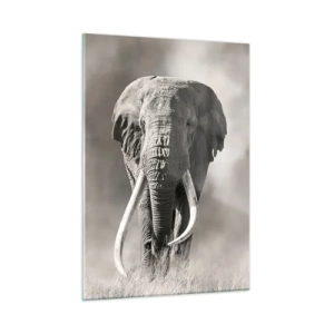 Schilderen op glas - Afrikaanse patriarch - 50x70 cm