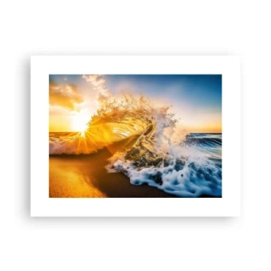 Poster - Plezier in het zand - 40x30 cm