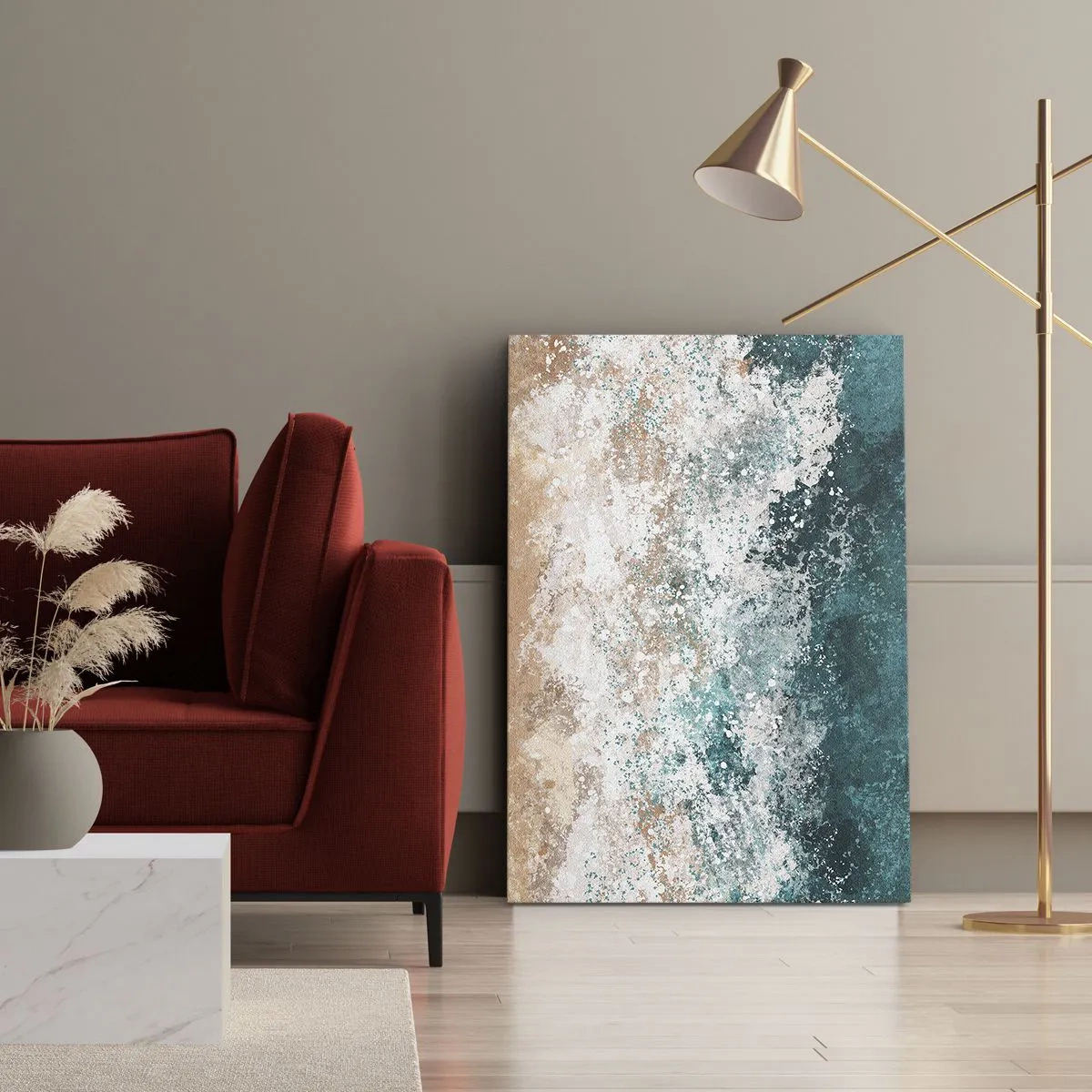 Schilderen op canvas - Zeeverhalen - 45x80 cm