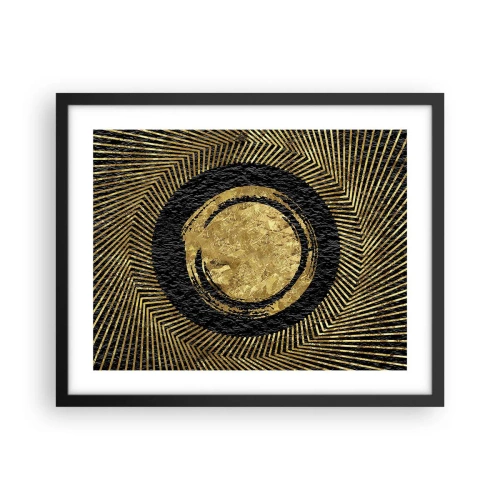Poster in een zwarte lijst - Glamour-compositie - 50x40 cm