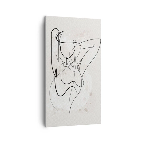 Schilderen op canvas - De kunst van het verleiden - 45x80 cm