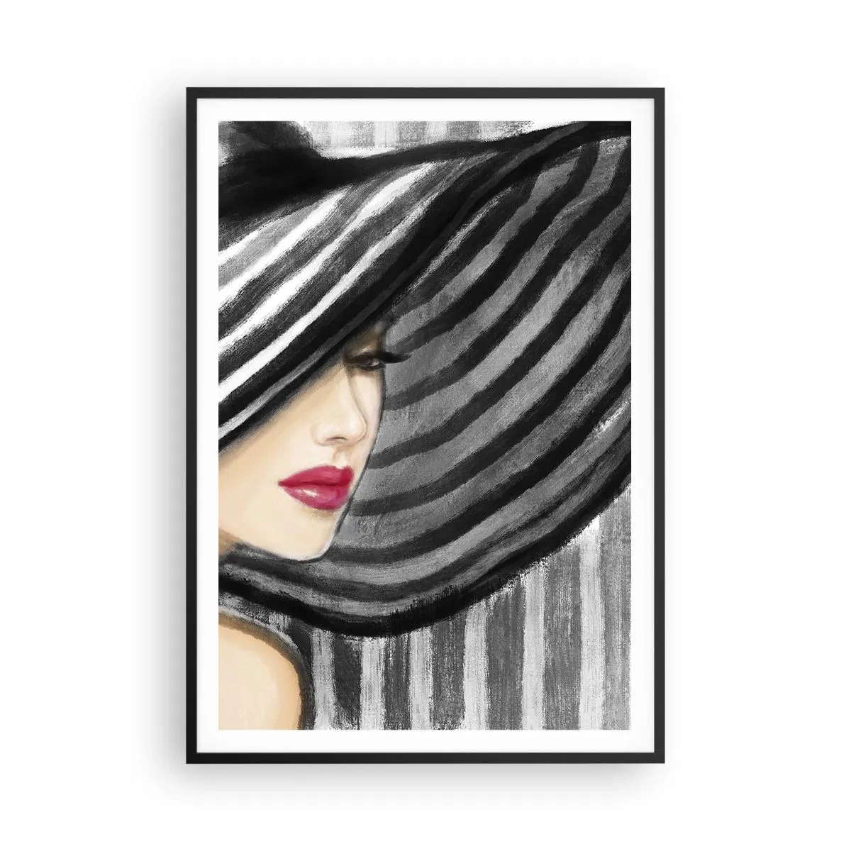 Poster in een zwarte lijst - Waar moet je zoeken? - 70x100 cm