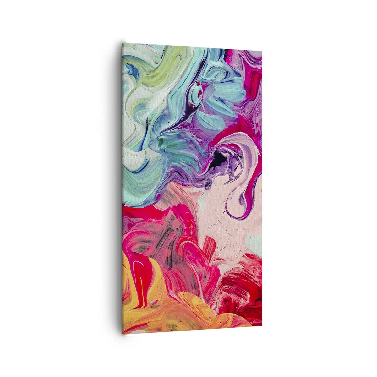 Schilderen op canvas - De geboorte van kleuren - 65x120 cm