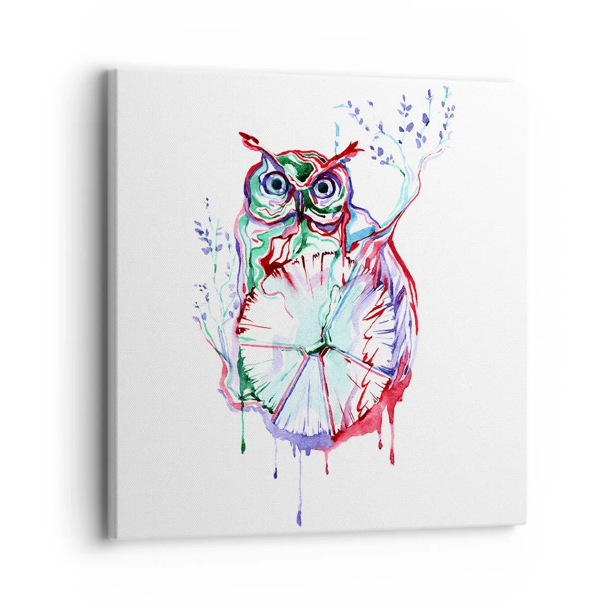 Schilderen op canvas - Wijs van nature - 30x30 cm