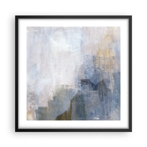 Poster in een zwarte lijst - Kleurtonen en akkoorden - 50x50 cm