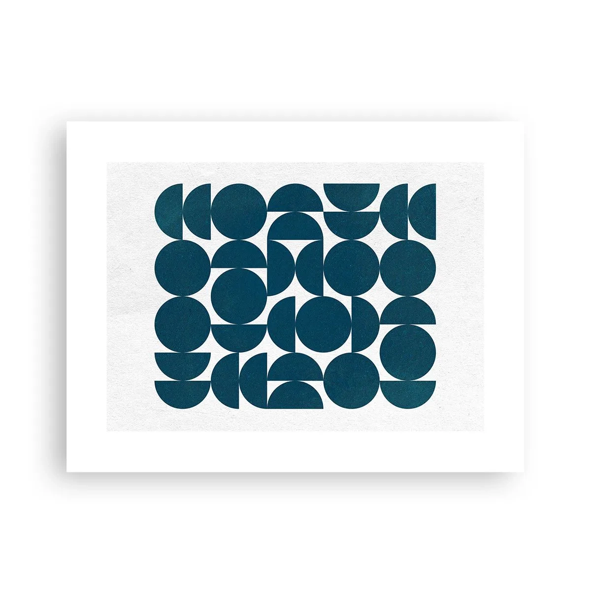 Poster - Cirkels en halfcirkels - 40x30 cm