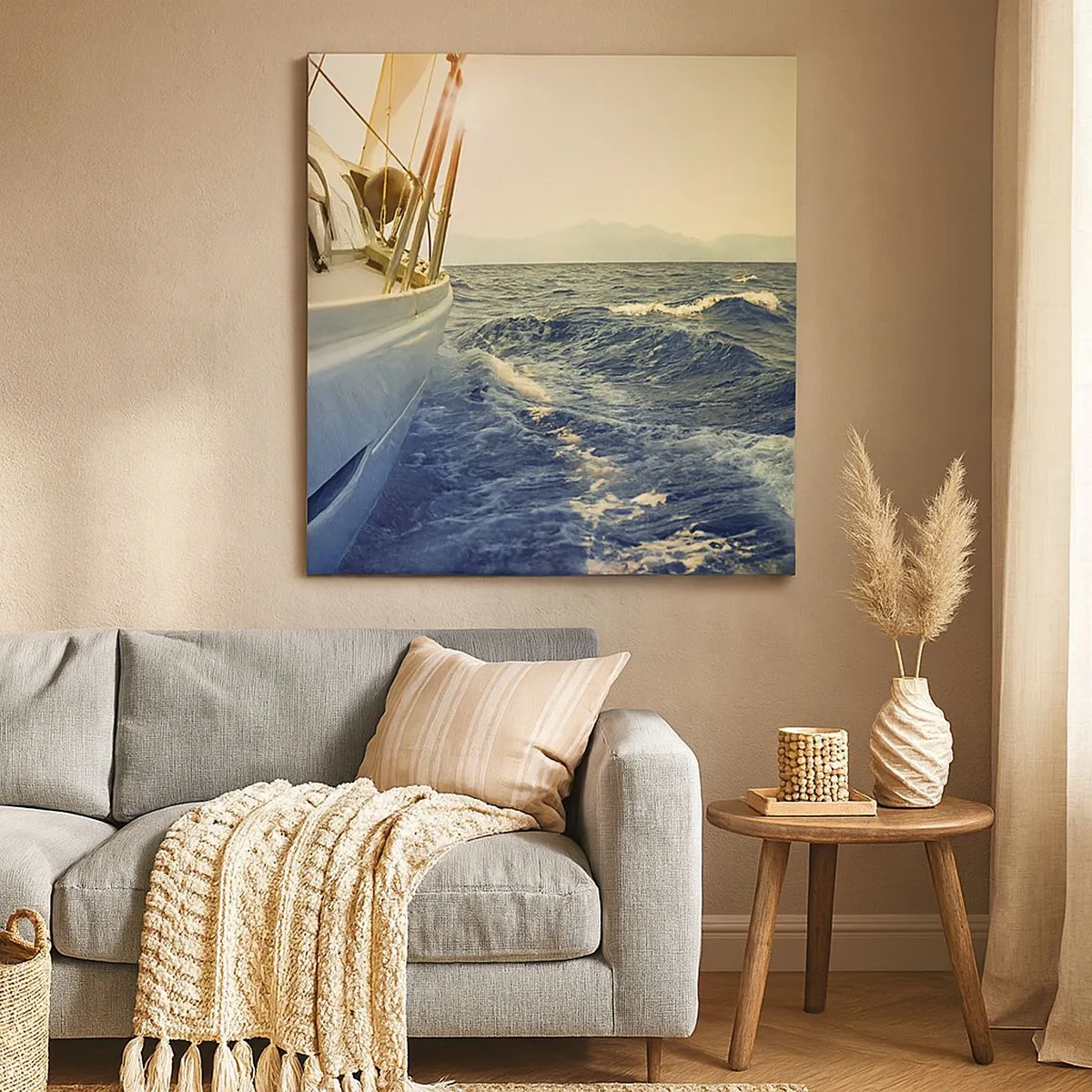 Schilderen op canvas - Voor het avontuur - 30x30 cm