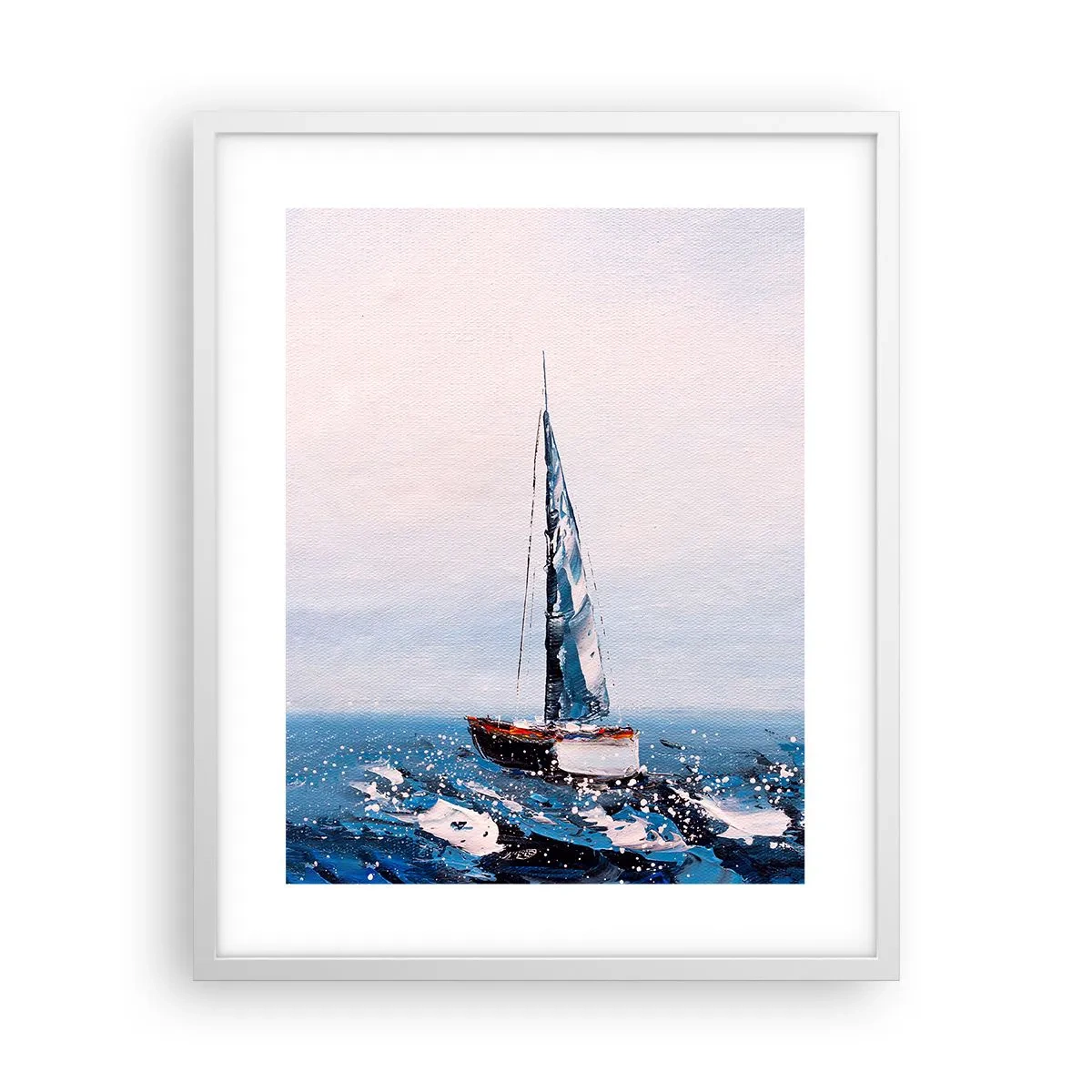 Poster in een witte lijst - Broederschap van de wind - 40x50 cm