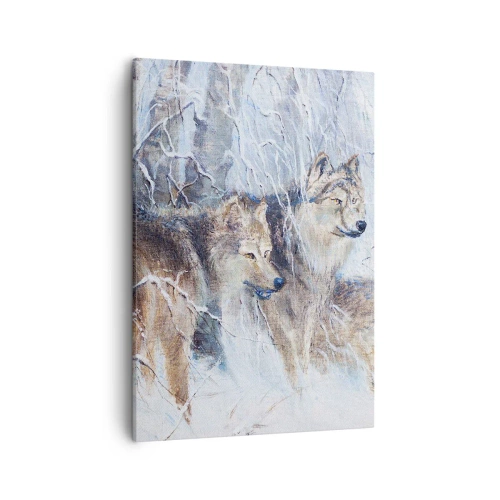 Schilderen op canvas - Aandacht! Hier komt ... - 50x70 cm