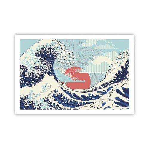 Poster - Van Japanse inspiratie - 91x61 cm