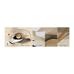 Fotobehang Monster Premium Sand - Compositie: de essentie van de dingen - Abstractie, Modern, Deel - 100x30 cm