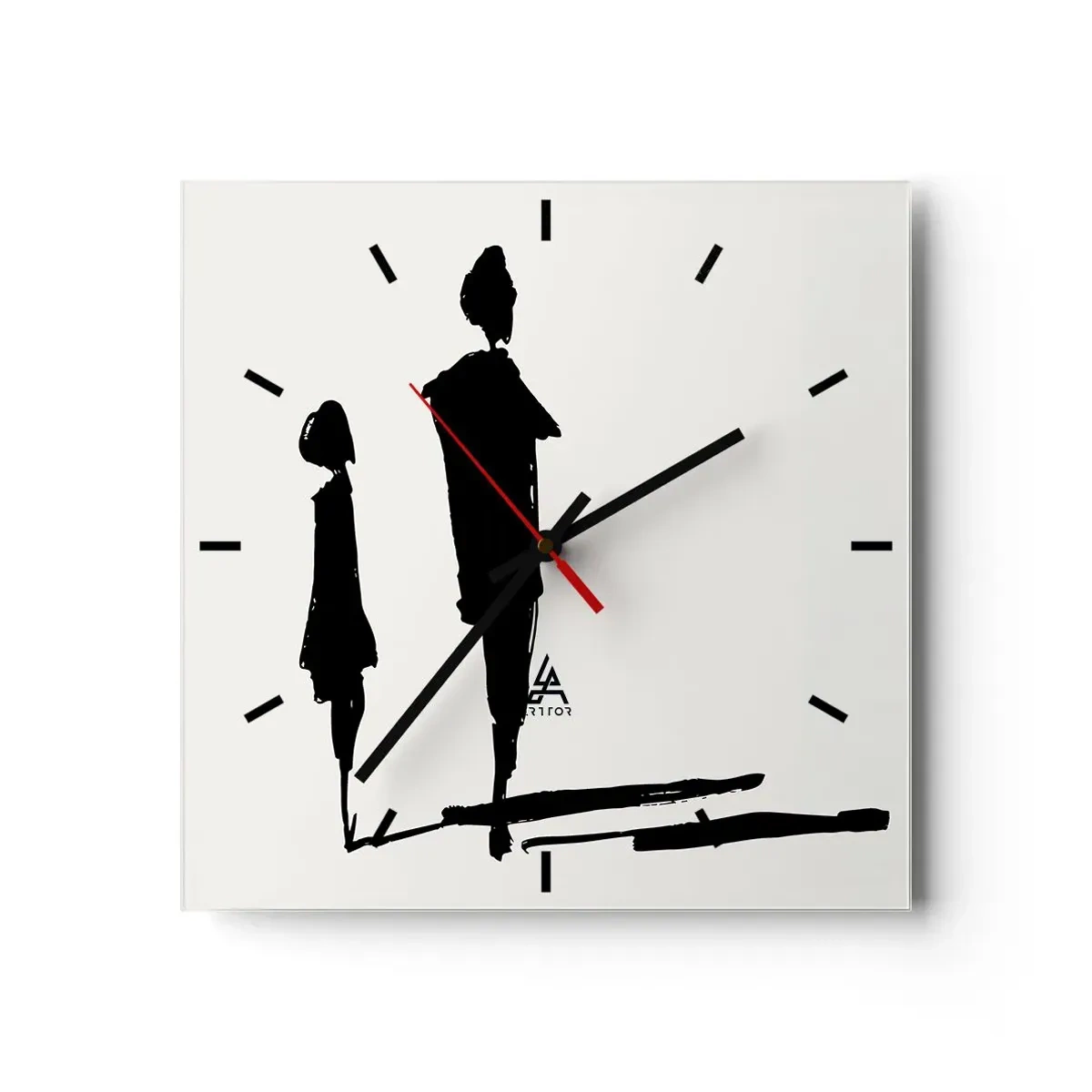 Wandklok - Klok - Zeker samen? - 30x30 cm