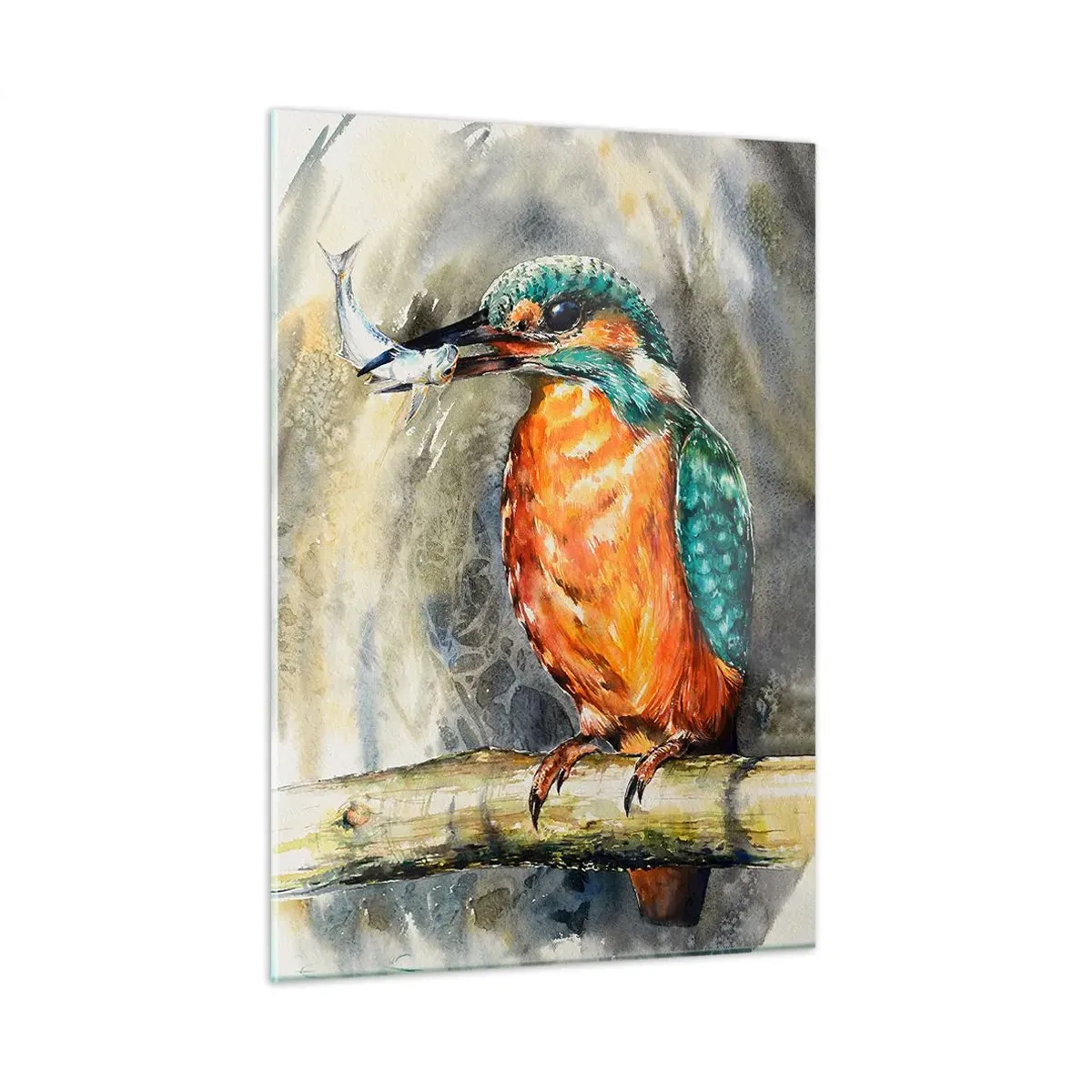 Schilderen op glas - Wet van de natuur - 50x70 cm