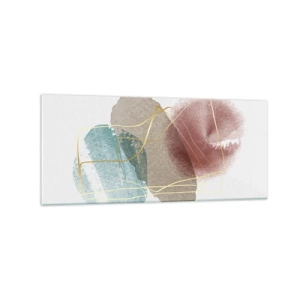 Schilderen op glas - Koralen van de ruimte - 120x50 cm
