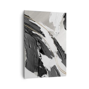 Schilderen op canvas - Abstractie op grote schaal - 70x100 cm