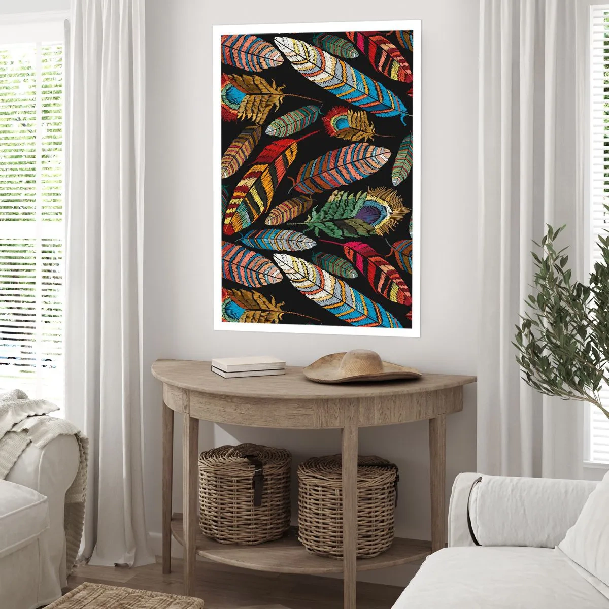 Poster - Het vogelcarnaval - 70x100 cm