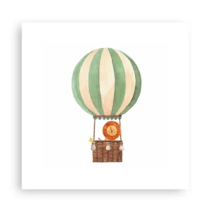 Poster - Leons reizen - 30x30 cm