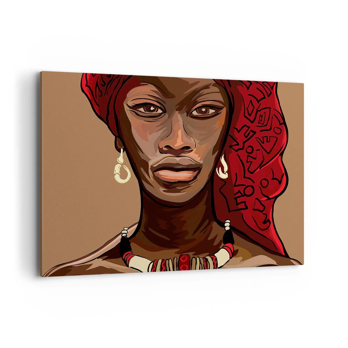 Schilderen op canvas - Ebbenhouten Venus - 120x80 cm