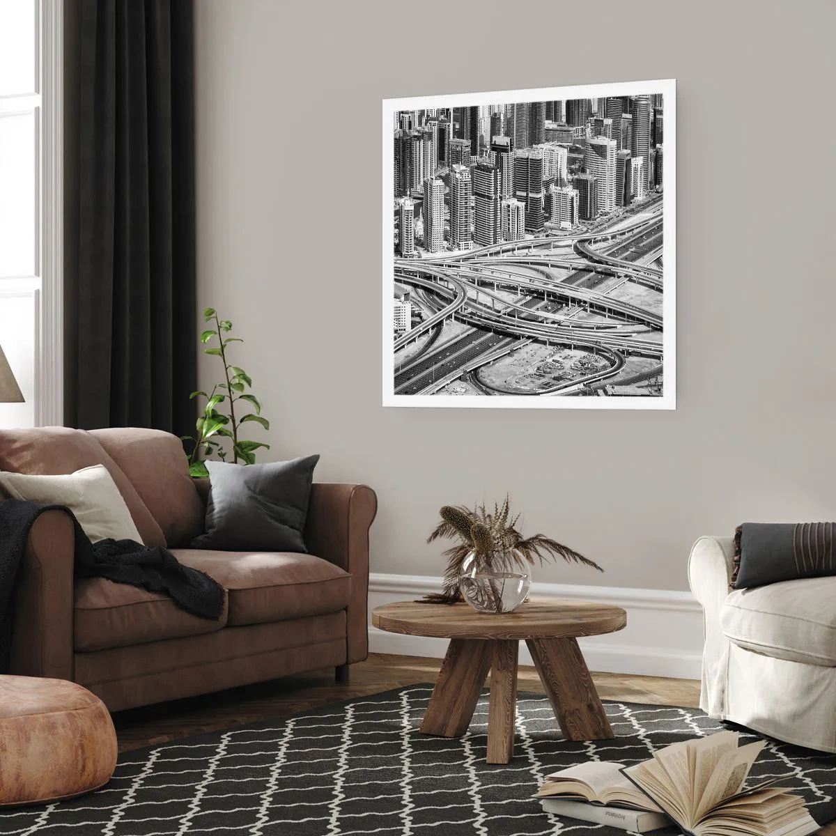 Poster - Dubai - de onmogelijke stad - 40x40 cm