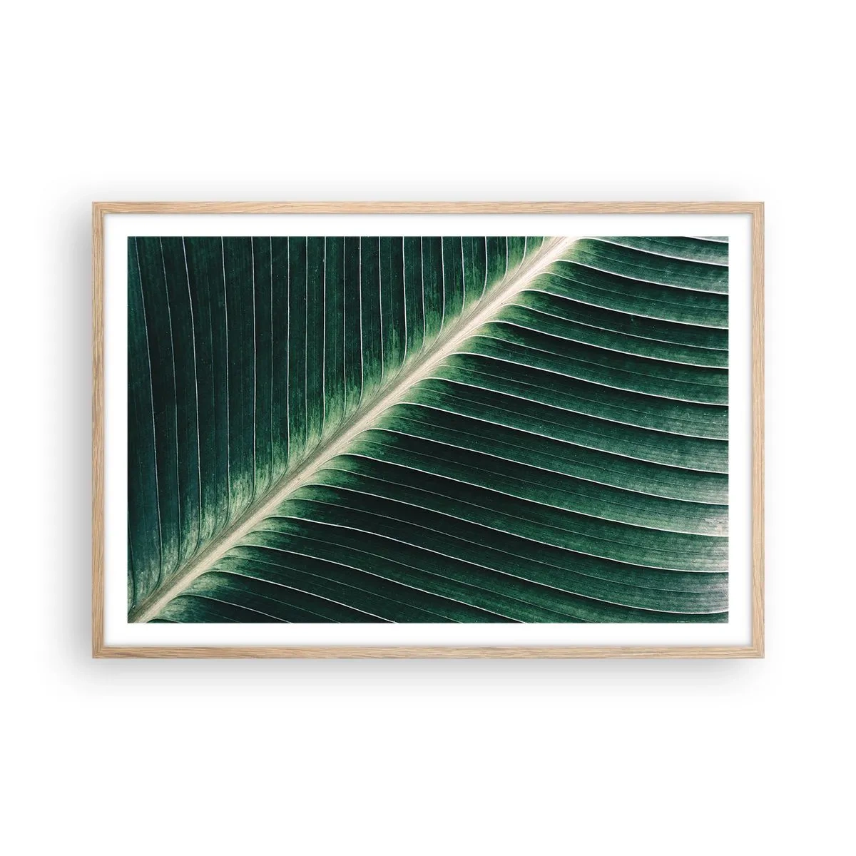 Een poster in een licht eiken lijst - Het ritme van de natuur - 91x61 cm