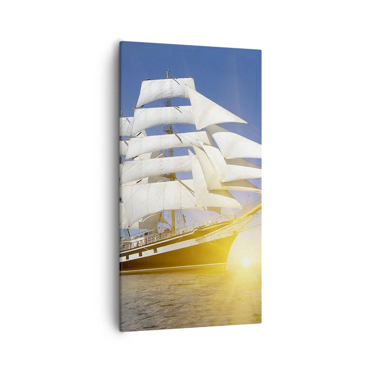 Schilderen op canvas - Hun tijd gaat nooit voorbij - 55x100 cm