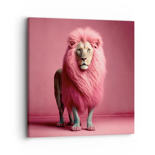 Schilderen op canvas - En je bent niet meer bang - 30x30 cm