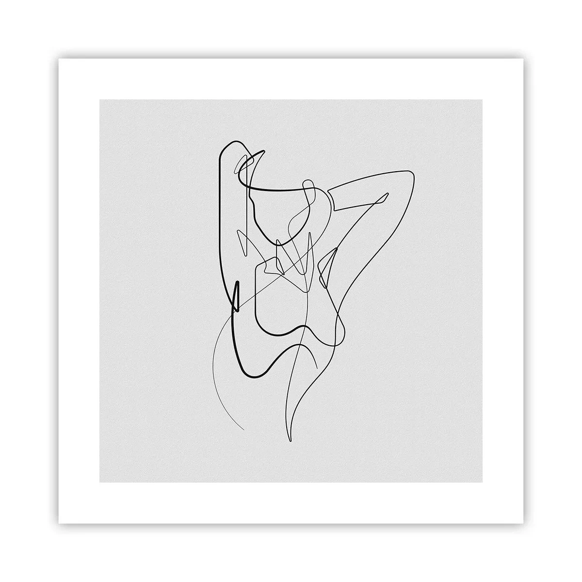 Poster - Zoals je echt bent… - 40x40 cm