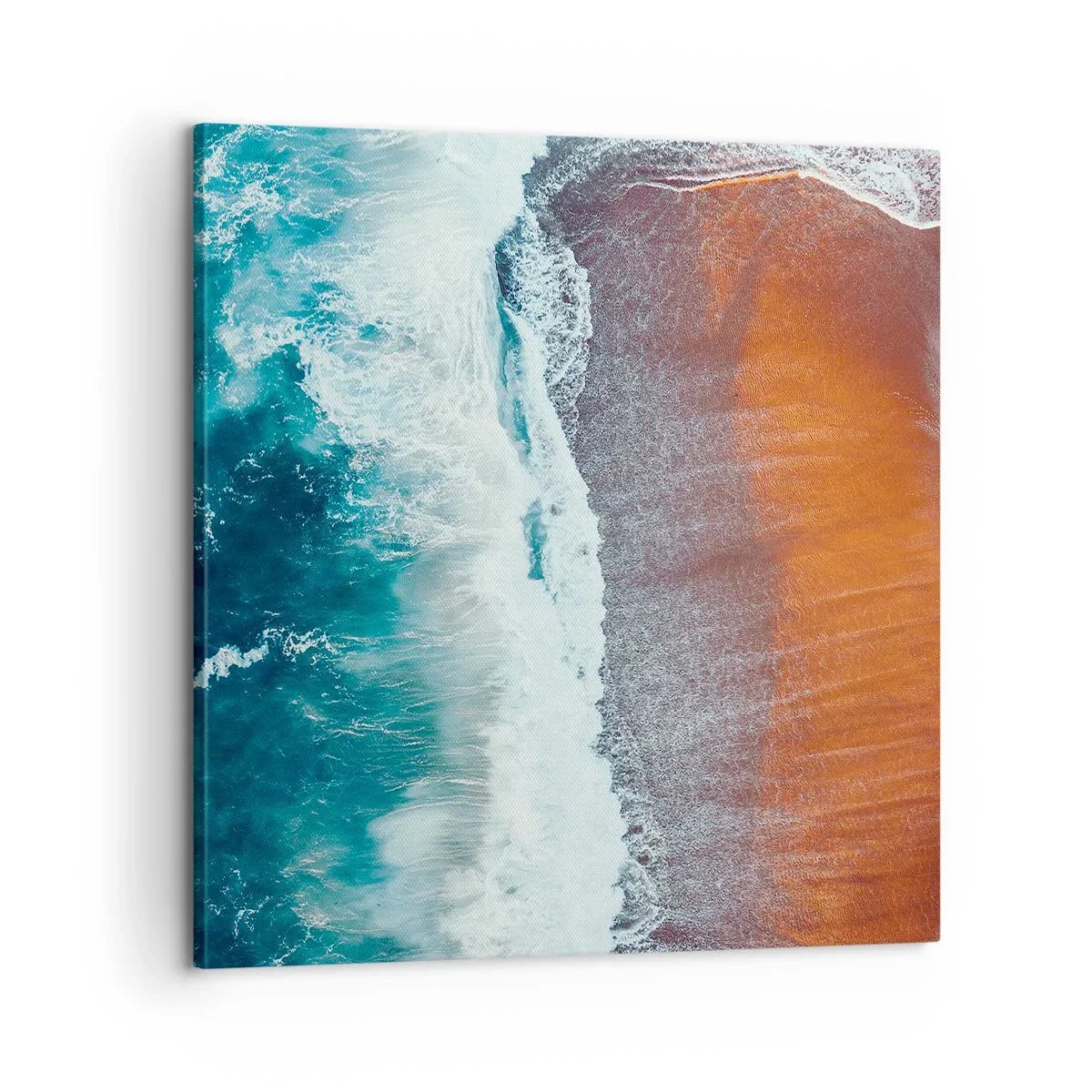 Schilderen op canvas - Aanraking van de oceaan - 60x60 cm