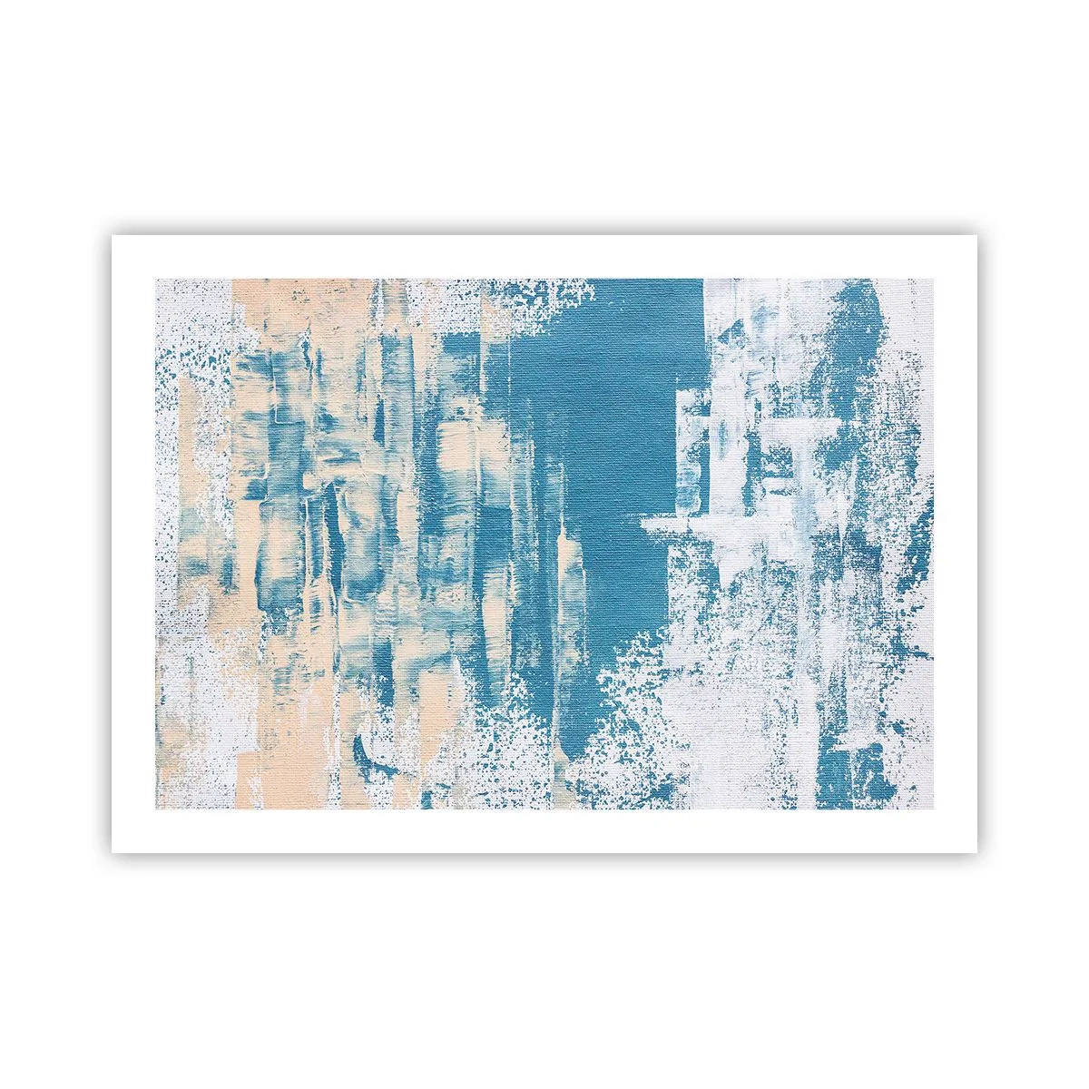 Poster - Door een ijspegel - 70x50 cm