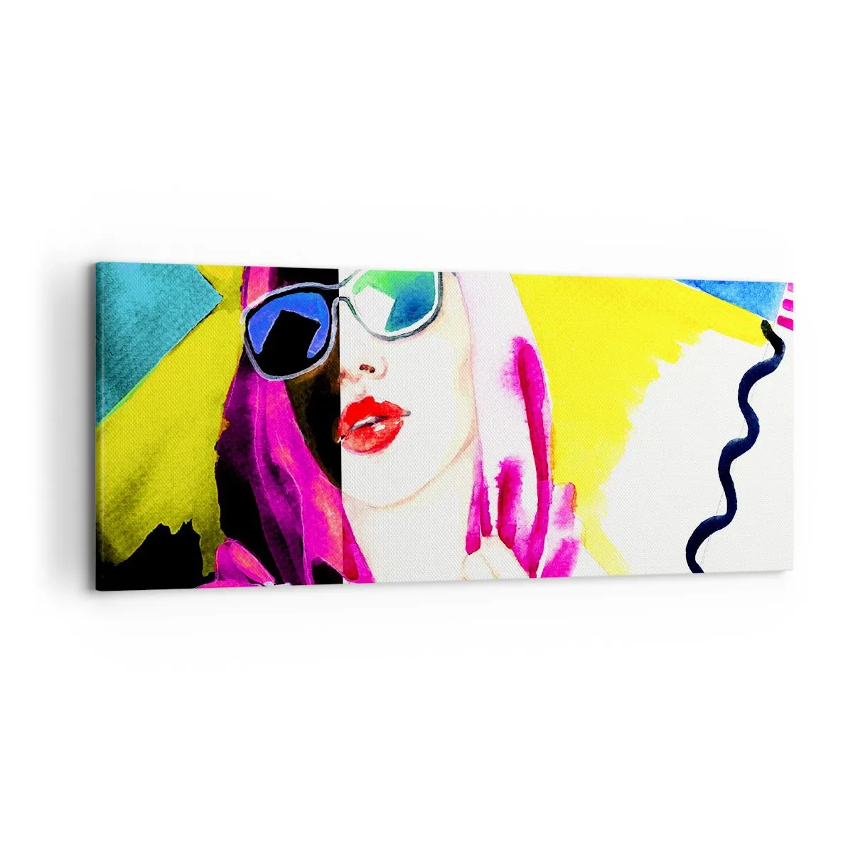 Schilderen op canvas - Ik ben niet wit en ik ben niet zwart - 120x50 cm