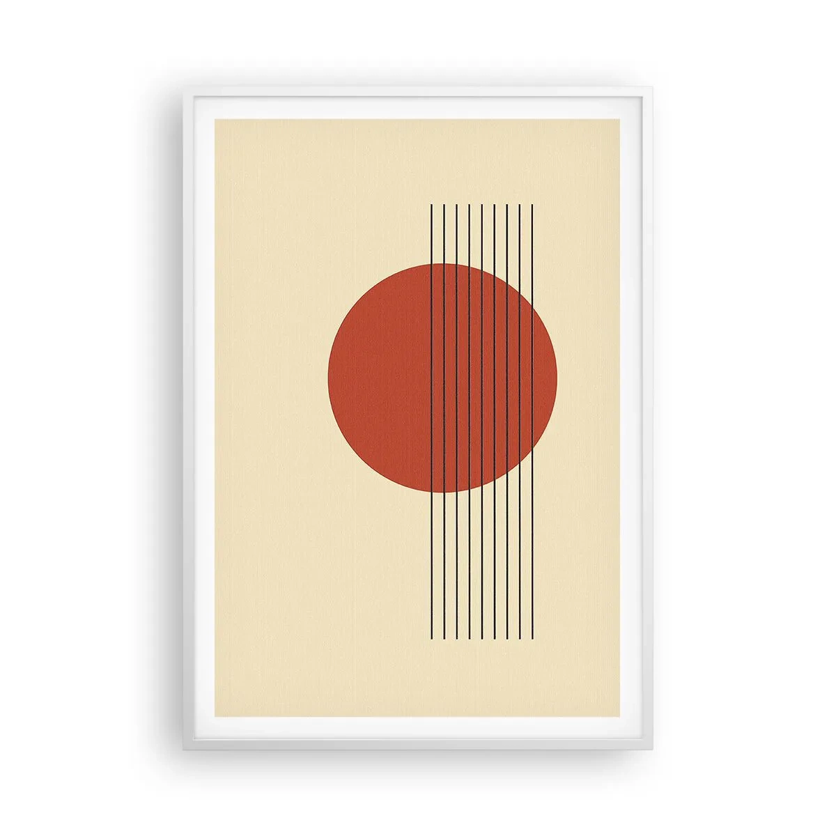 Poster in een witte lijst - Opnieuw en opnieuw en verder - 70x100 cm