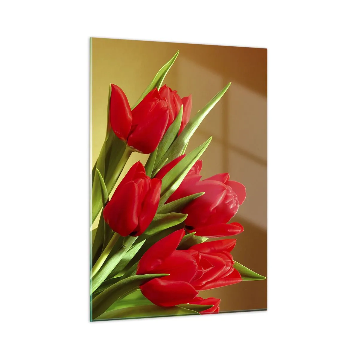 Schilderen op glas - Een bos van lentevreugde - 50x70 cm