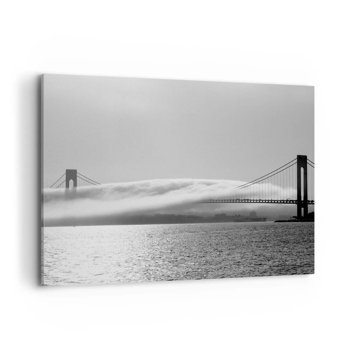 Schilderen op canvas - Vaar door de Golden Gates - 100x70 cm