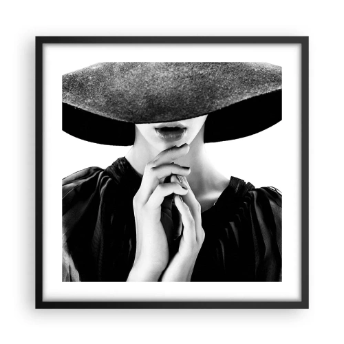 Poster in een zwarte lijst - Verborgen schoonheid - 50x50 cm