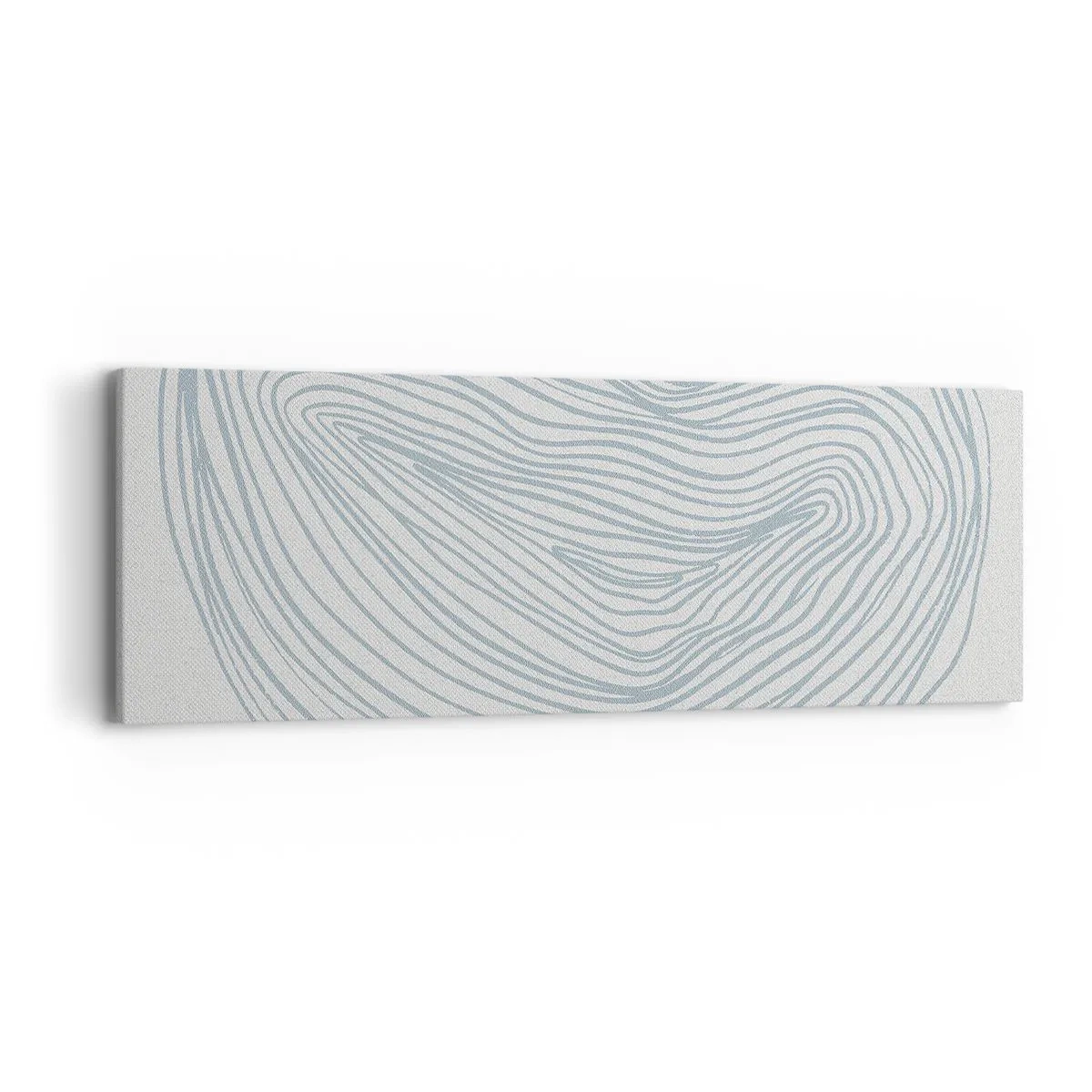 Schilderen op canvas - De glimlach van één druppel - 90x30 cm