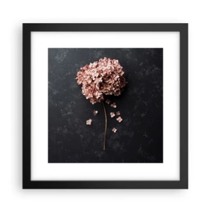 Poster in een zwarte lijst - Een echt romantisch teken - 30x30 cm