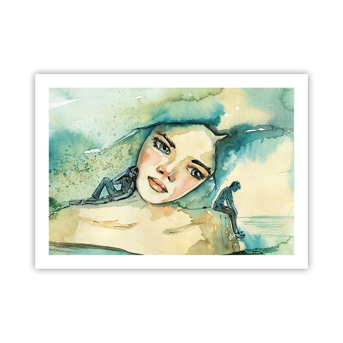 Poster - Ben ik blauw? - 70x50 cm