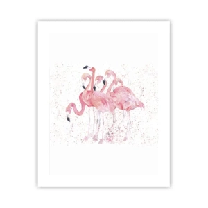 Poster - Roze ensemble - 40x50 cm