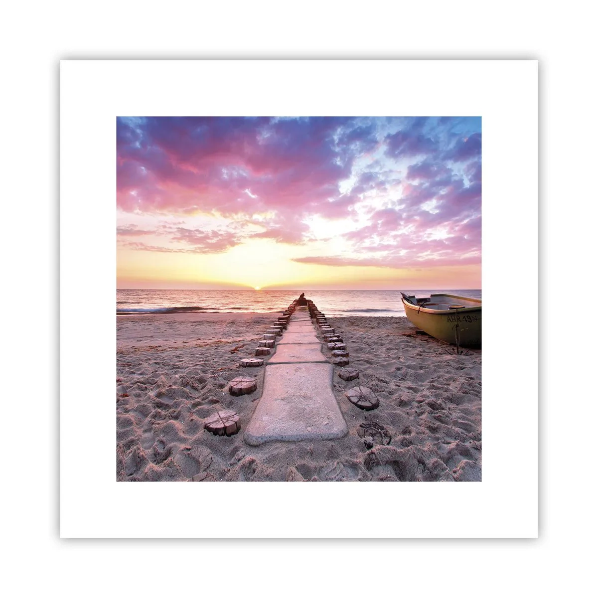 Poster - Een moment van diepe ervaring - 30x30 cm
